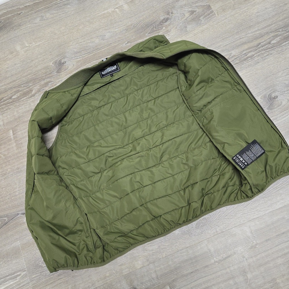 Penfield Quilted Puffer Vest Men XL Packable Reflective Green Full Zip Insulated - Picture 13 of 16